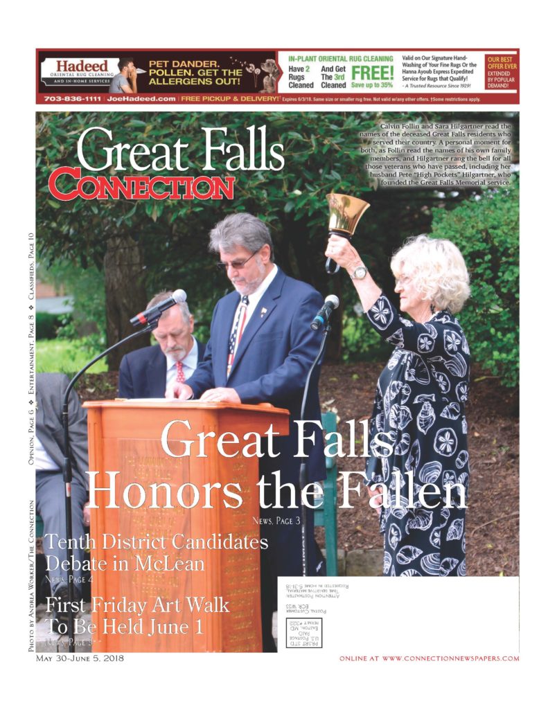 Great Falls Connection cover, May 30, 2018